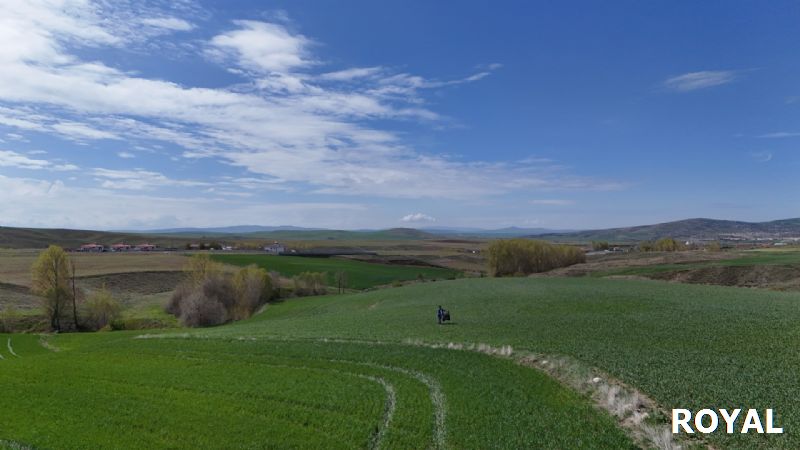 ROYAL'DEN BAĞLARBAŞINDA SU KENARI VE YOLA YAKIN 22 DÖNÜM ARAZİ